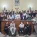 La foto di rito al termine dello scambio culturale con gli studenti tedeschi ospiti del Liceo scientifico "Berto" di Vibo Valentia
