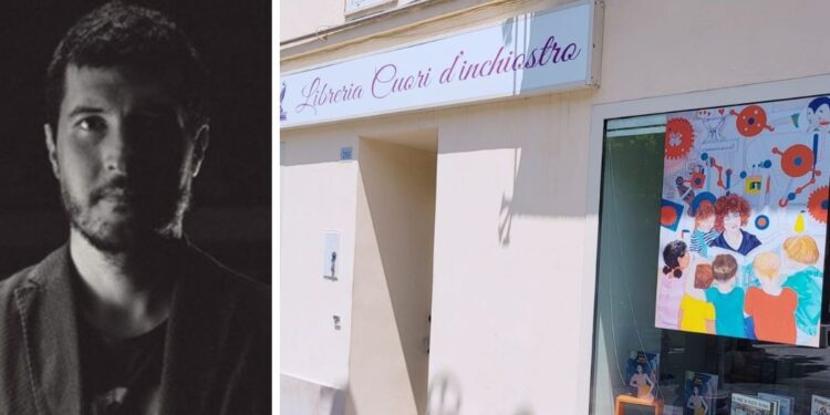 Lo scrittore Mario Stefano Gallo e la libreria Cuori d'inchiostro