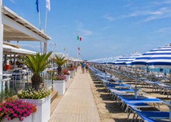 Un lido, stabilimento balneare