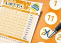 Una schedina del gioco del Lotto