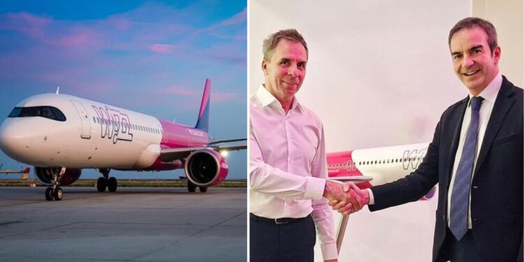 Roberto Occhiuto con l'amministratore delegato della compagnia low cost Wizz Air