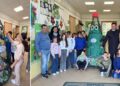 Gli alunni della scuola Don Milani di Vena impegnati nel progetto Plastik. In foto anche l'assessore all'Ambiente di Vibo Valentia, Marco Miceli