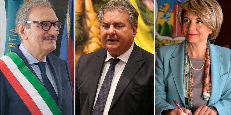 Enzo Romeo, Filippo Mancuso e Maria Limardo