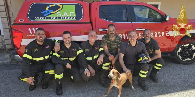 Intervento dei Vigili del Fuoco