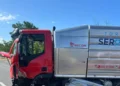 L'incidente - foto Ansa