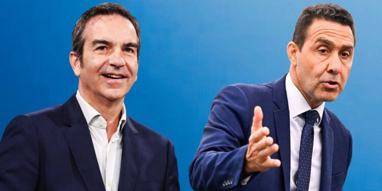 Roberto Occhiuto, esponente di Forza Italia, e Roberto Vannacci, leader di Futuro Nazionale