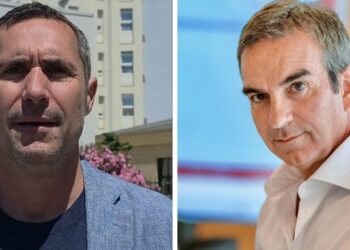 Da sinistra Ernesto Alecci e Roberto Occhiuto