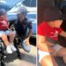 Il piccolo Antonio fa visita agli agenti della Polizia di Stato della Questura di Crotone, in Calabria