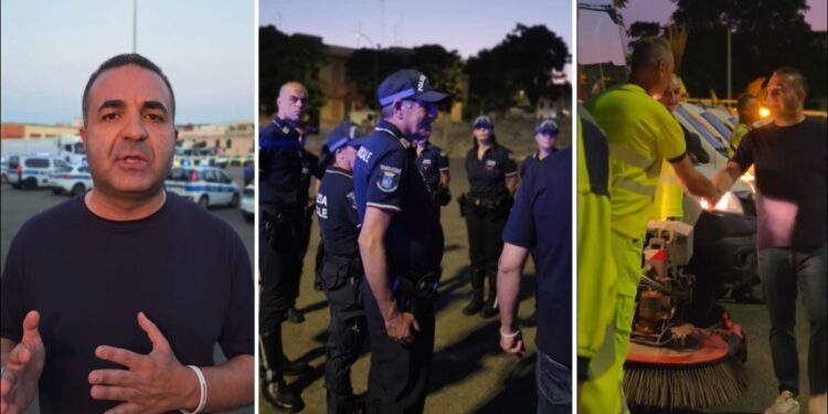 Il sindaco di Reggio Calabria, Francesco Cannizzaro, annuncia l'operazione Piazza Pulita con l'ausilio di operatori ecologici e Polizia Locale