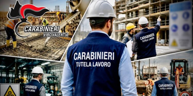 I carabinieri del Nucleo Tutela Lavoro di Vibo Valentia