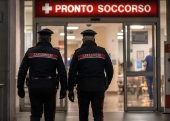 I carabinieri entrano al Pronto soccorso dell'ospedale