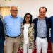 Bruno Schipano, il secondo da destra, è il nuovo segretario regionale del sindacato Fp Cgil Calabria