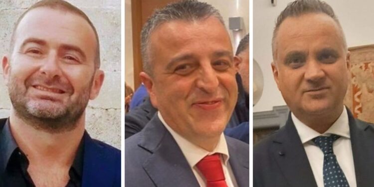 Francesco Fiumara, Corrado L'Andolina e Franco Barbalace