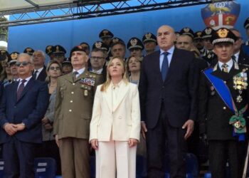Giorgia Meloni a Reggio Calabria per celebrare l'arma dei carabinieri