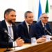 Da sinistra: Antonio Montuoro, Roberto Occhiuto e Salvatore Siviglia
