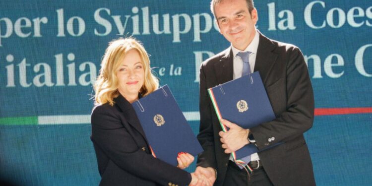 Roberto Occhiuto e Giorgia Meloni