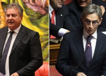 Il vicepresidente della Regione Calabria, Filippo Mancuso, e il deputato Giuseppe Mangialavori