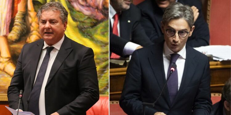 Il vicepresidente della Regione Calabria, Filippo Mancuso, e il deputato Giuseppe Mangialavori