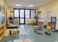Un'aula di un asilo