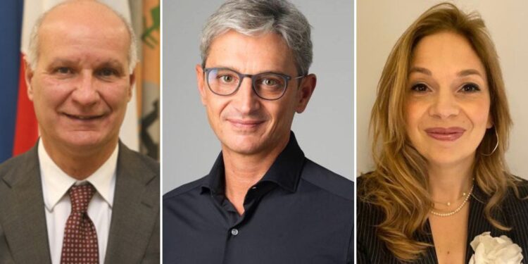 Michele Comito, Giuseppe Mangialavori e Carmen Corrado