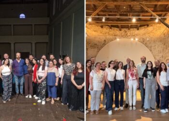 Gli studenti del Conservatorio Torrefranca di Vibo Valentia insieme al maestro Donati