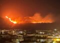 L'incendio nel Pollino in Calabria