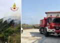 L'incendio sviluppatosi a Zambrone, lungo la Costa degli Dei