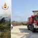 L'incendio sviluppatosi a Zambrone, lungo la Costa degli Dei