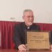 L'archeologa Mariangela Preta, il vescovo Attilio Nostro e il sindaco Giuseppe Marasco