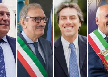 Da sinistra: Vincenzo Voce, Enzo Romeo, Nicola Fiorita e Franz Caruso