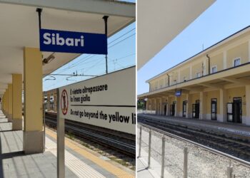 Le stazioni di Crotone e Sibari