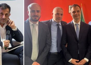 I consiglieri del gruppo consiliare Cuore Vibonese e l'assessore Stefano Soriano