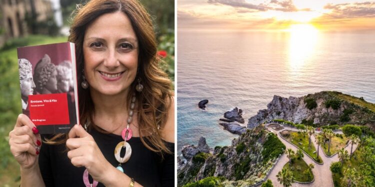 Elvia Gregorace e il belvedere dei Cannoni di Capo Vaticano