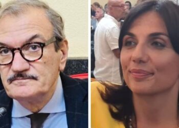 Enzo Romeo e Laura Pugliese (Pd)