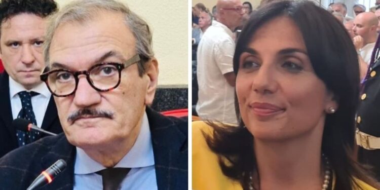 Enzo Romeo e Laura Pugliese (Pd)