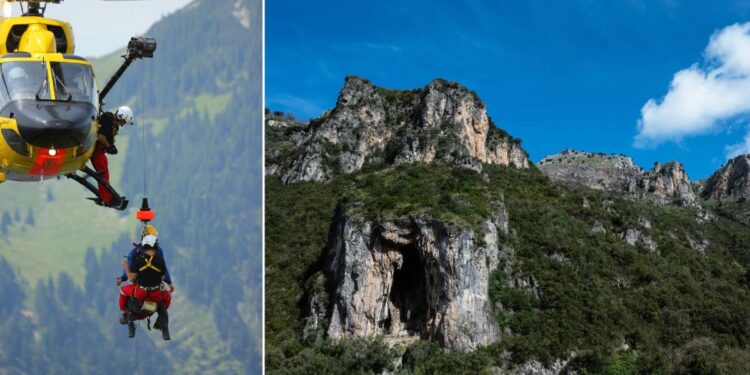L'area della valle del fiume Argentino in Calabria e l'elisoccorso