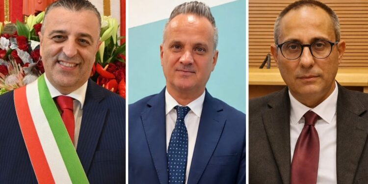 Da sinistra: Corrado L'Andolina, Franco Barbalace e Nico Console