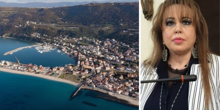 La consigliera comunale Antonella Petracca e Vibo Marina
