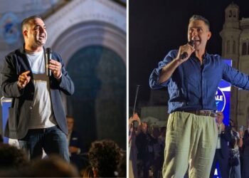 Francesco Cannizzaro, sindaco di Reggio Calabria ed esponente di Forza Italia, e Roberto Vannacci, leader di Futuro Nazionale