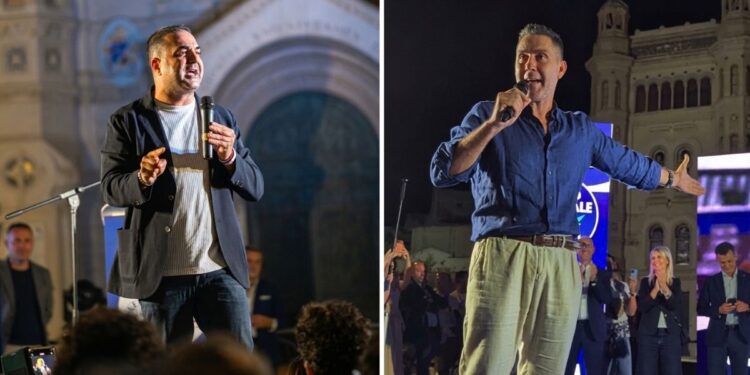 Francesco Cannizzaro, sindaco di Reggio Calabria ed esponente di Forza Italia, e Roberto Vannacci, leader di Futuro Nazionale