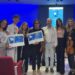 I referenti della Dante di Tropea e gli studenti e i docenti del liceo Capialbi di Vibo Valentia