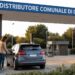 Un distributore comunale di carburanti, benzina e diesel