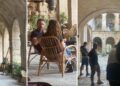 Gli Archi di Tropea, dove si sta girando il documentario sull'attore Raf Vallone che vede la partecipazione di Raoul Bova