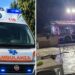 I vigili del fuoco sul luogo dell'esplosione a Mileto e un'ambulanza