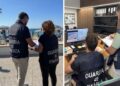 La Guardia di finanza in azione ad Amantea