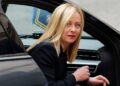 La premier Giorgia Meloni, presidente del Consiglio in Italia