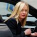 La premier Giorgia Meloni, presidente del Consiglio in Italia