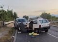 L'incidente avvenuto sulla Ss 106 a Bovalino