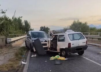 L'incidente avvenuto sulla Ss 106 a Bovalino