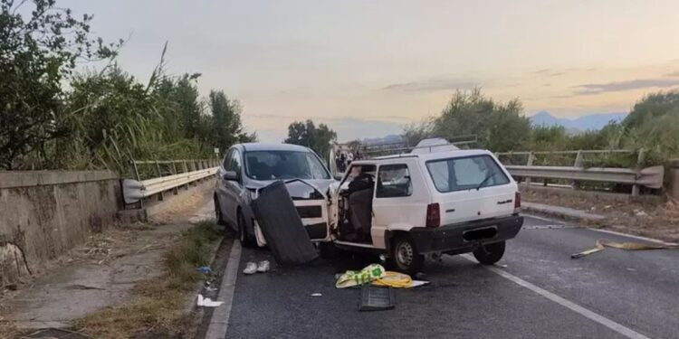 L'incidente avvenuto sulla Ss 106 a Bovalino
